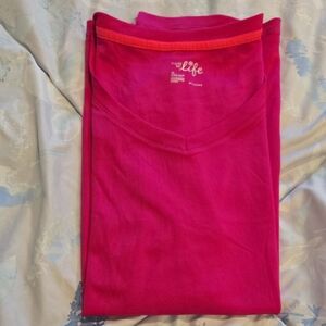 Made for Life Pink Top with Orange Accents